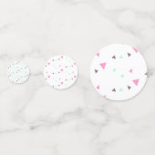 アイスクリームスタンドスウィートピンクバースデーパーティー コンフェッティ (正面)