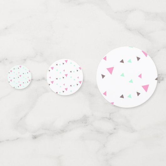 アイスクリームスタンドスウィートピンクバースデーパーティー コンフェッティ (正面)