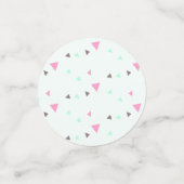 アイスクリームスタンドスウィートピンクバースデーパーティー コンフェッティ (スモール正面)