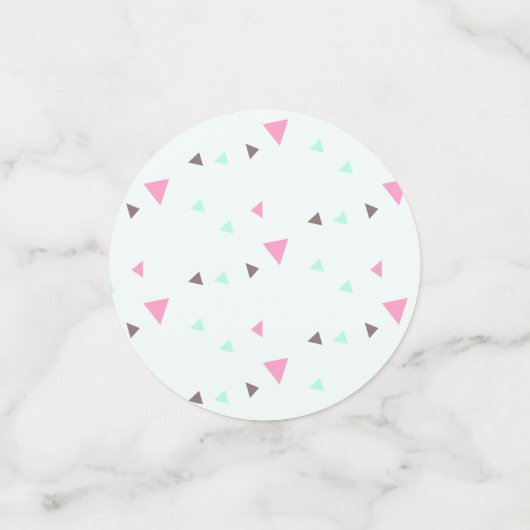 アイスクリームスタンドスウィートピンクバースデーパーティー コンフェッティ (スモール正面)