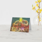 アイスクリームスタンドノートカード魅力的 – 写真G カード (黄色い花)