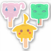 アイスクリームステッカー シール (正面)