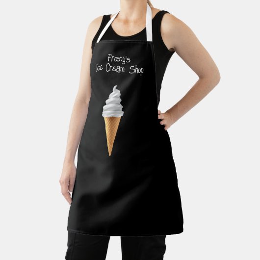 アイスクリームストア従業員労働エプロン エプロン (インサイチュ)