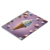 アイスクリームスパイラル ノートブック (左側)