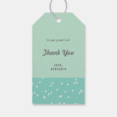 アイスクリームスパークラー1st誕生日サンキューギフトラベル ギフトタグ (裏面)