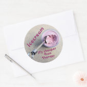 アイスクリームセラピーより安いおもしろい ラウンドシール (封筒)