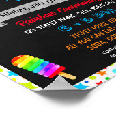 アイスクリームソーシャルイベントテンプレート ポスター (角)