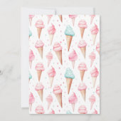 アイスクリームソーシャルサマーパーティー 招待状 (裏面)