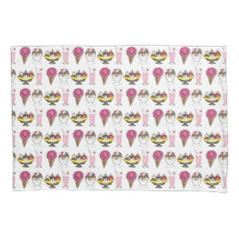 アイスクリームソーシャルサンデミルクシェイバナナスプリット 枕カバー