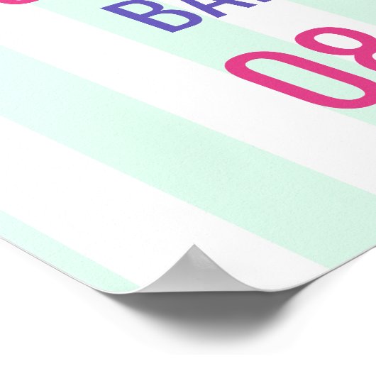 アイスクリームソーシャルベビーシャワーイベント ポスター (角)