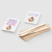 アイスクリームソーシャルベビーシャワー ハンドファン (組立なし)