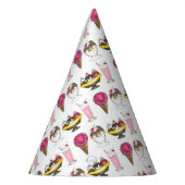 アイスクリームソーシャル好意バナナスプリットサンデーコーン パーティーハット (左)