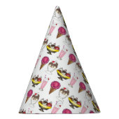 アイスクリームソーシャル好意バナナスプリットサンデーコーン パーティーハット (右)