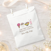 アイスクリームソーシャル好意バナナスプリットサンデーコーン フェイバーバッグ (クリップ留めされた状態)