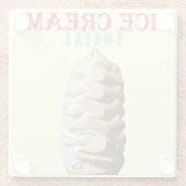 アイスクリームソーシャル ガラスコースター (裏面)