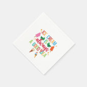 アイスクリームソーシャル スタンダードカクテルナプキン (角)