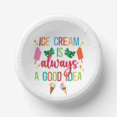 アイスクリームソーシャル ペーパーボウル (正面)