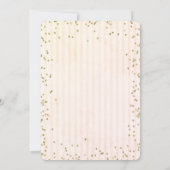 アイスクリームダイヤストライプンズベビー誕生日 招待状 (裏面)