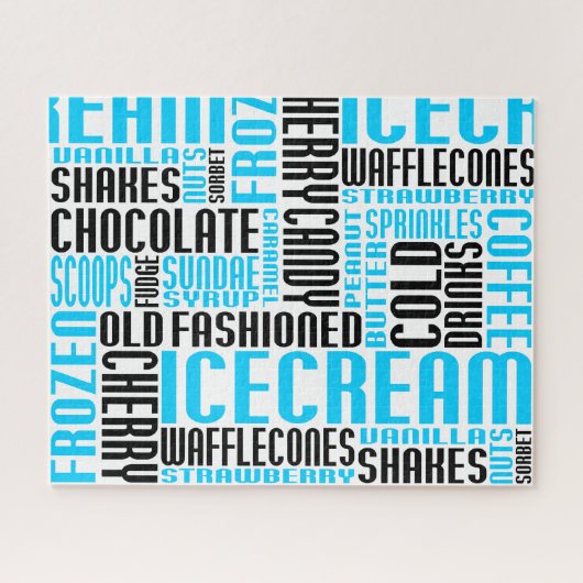 アイスクリームチャット ジグソーパズル (横)