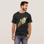 アイスクリームティーまで舐める Tシャツ (正面フル)