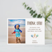 アイスクリームテーマサンキューフォトカード (スタンド正面)