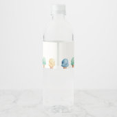 アイスクリームテーマ誕生日パーティーウォーターボトルラベル ペットボトルラベル (裏面)