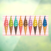 アイスクリームテーマ – おいしい! ウィンドウサイン (シート3)