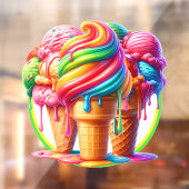 アイスクリームテーマ – おいしい! ウィンドウサイン (シート2)