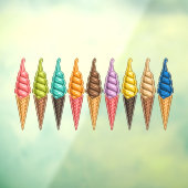 アイスクリームテーマ – おいしい！ ウィンドウサイン (シート3)