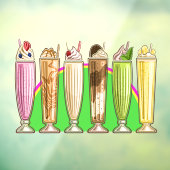 アイスクリームテーマ – おいしい！ ウィンドウサイン (シート3)