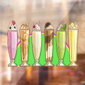 アイスクリームテーマ – おいしい！ ウィンドウサイン (シート2)