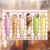 アイスクリームテーマ – おいしい！ ウィンドウサイン (シート2)