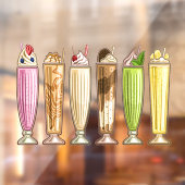 アイスクリームテーマ – おいしい！ ウィンドウサイン (シート2)