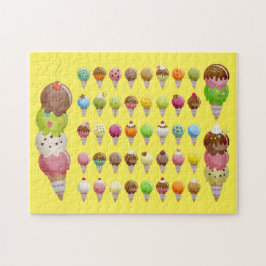 アイスクリームディリーズおいしいスイーツ ジグソーパズル