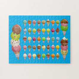 アイスクリームディリーズおいしいスイーツ ジグソーパズル