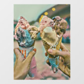 アイスクリームデイギフト ウィンドウサイン (シート)