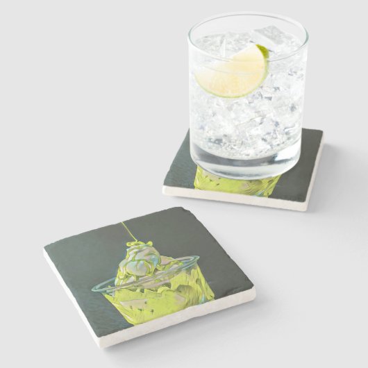 アイスクリームデイギフト ストーンコースター (横)