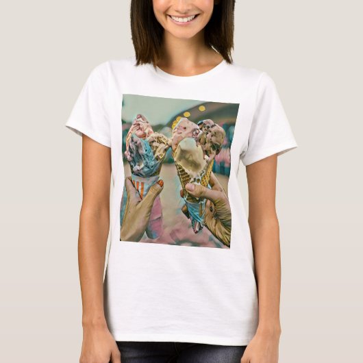 アイスクリームデイギフト Tシャツ (正面)