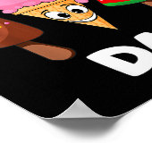 アイスクリームデイサマーパーティーアイスクリームメーカーの子供たち ポスター (角)