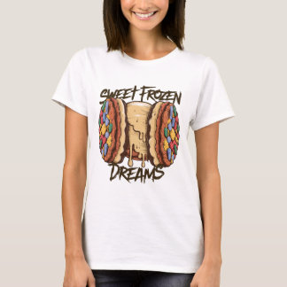 アイスクリームデイスウィート凍ってい Tシャツ