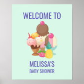 アイスクリームデザートへようこそ ポスター (正面)