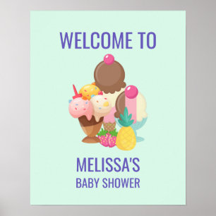 アイスクリームデザートへようこそ ポスター