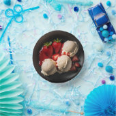 アイスクリームデザート紙ボウル ペーパーボウル (パーティー)