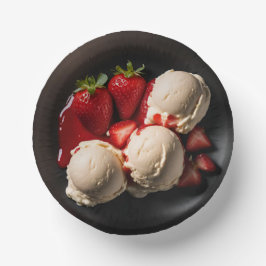 アイスクリームデザート紙ボウル ペーパーボウル