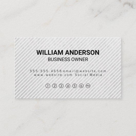 アイスクリームデザート ロイヤリティカード (裏面)