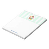 アイスクリームデザートneopolitanフレーバー ノートパッド (回転)