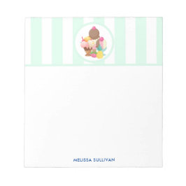 アイスクリームデザートneopolitanフレーバー ノートパッド