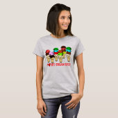 アイスクリームデーのアイスクリームコーン Tシャツ (正面フル)