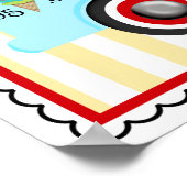 アイスクリームトラックのポスター – 少年 ポスター (角)