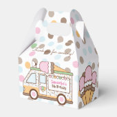 アイスクリームトラックの好意ボックス フェイバーボックス (裏面サイド)